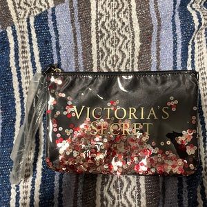 Victoria secret new sequined  clutch